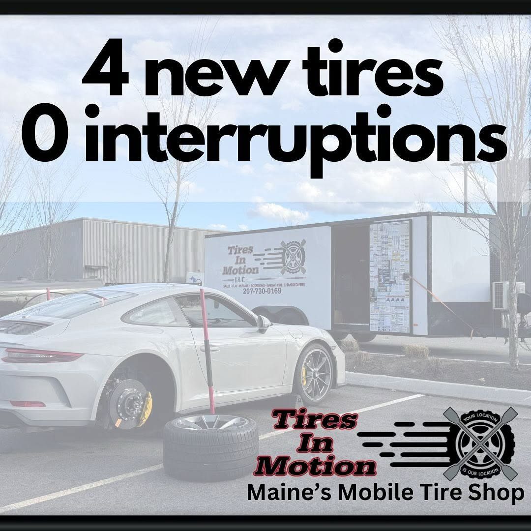 Four new tires, zero interruptions — Tires in Motion on-site Porsche tire service